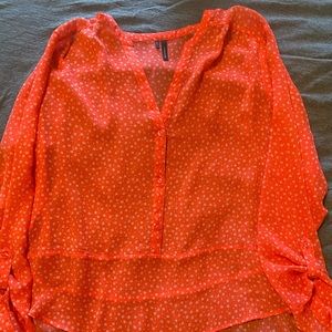 Blouse / Orange / XL / Maurice’s